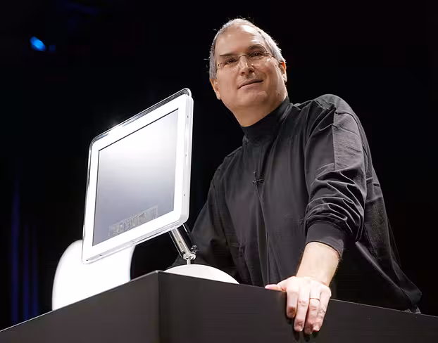Apple Computer co-founder and CEO Steve