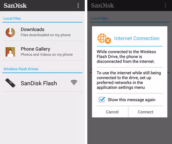 Sandisk_connection