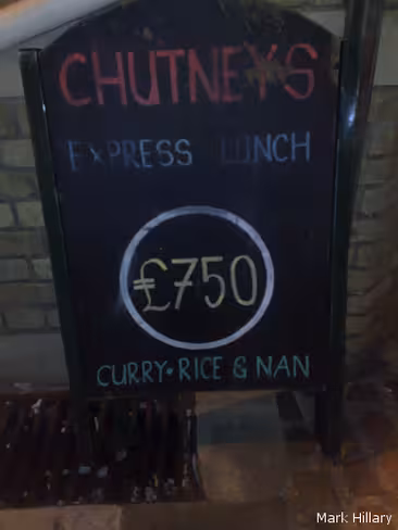price chutney lunch