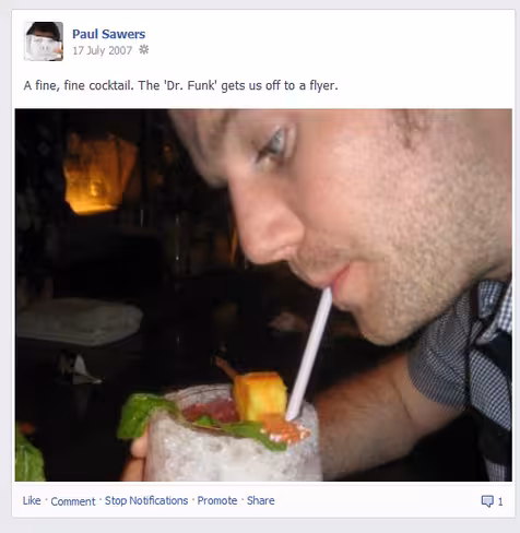 Extra points to Paul for including an image in his first post.