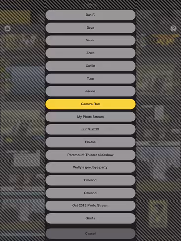 oggl and camera roll