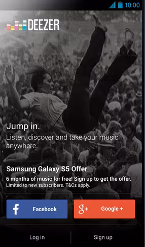 Deezer-on-Samsung