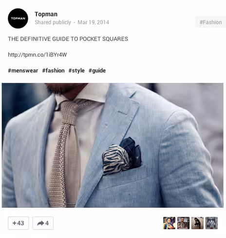 Top Man Google Plus