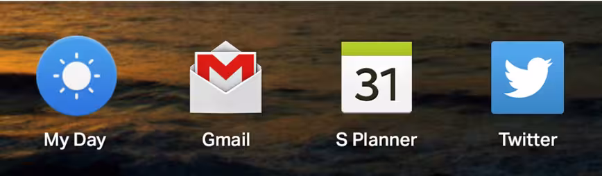 four most used apps