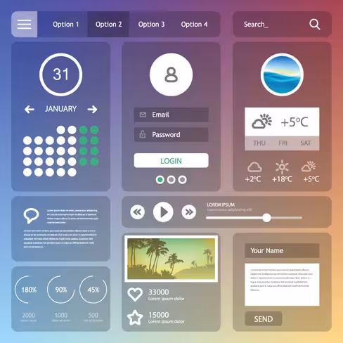 flat design elements