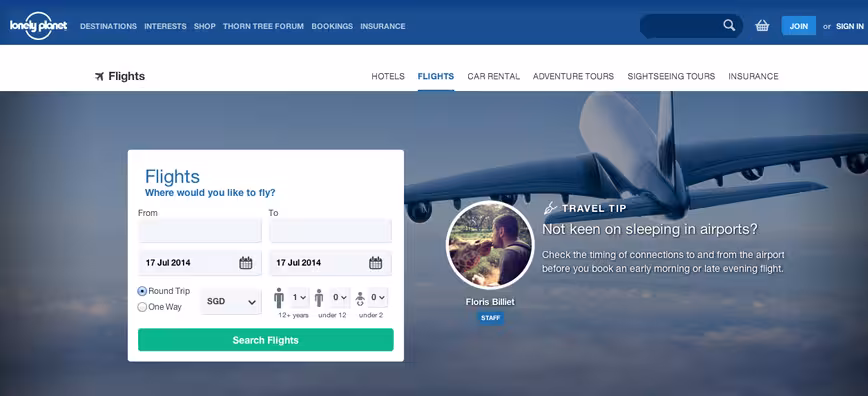 Lonely Planet-Flights