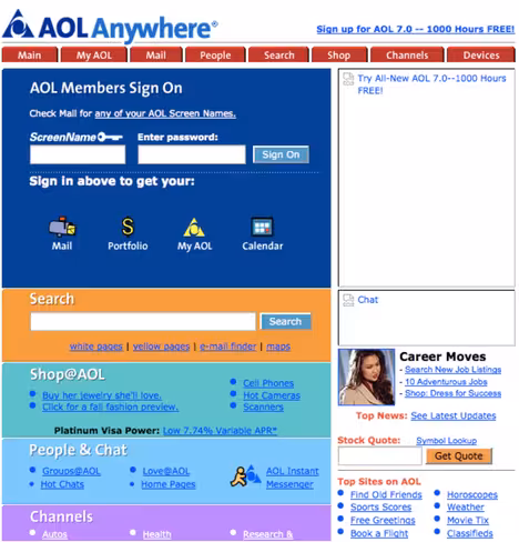 aol vintage