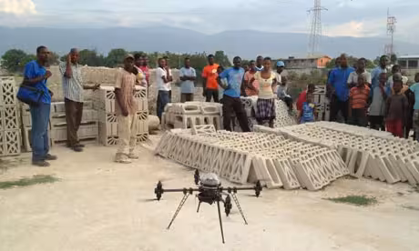 a flying drone