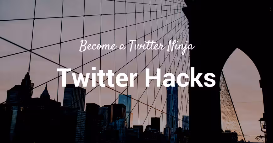 15 Twitter hacks that will turn you into a tweeting ninja