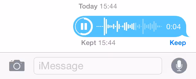 Messages - audio