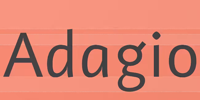 adagio-sans-script