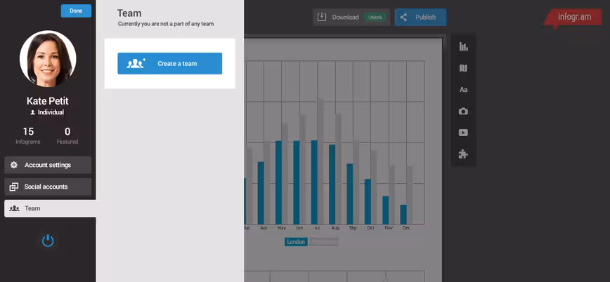 create-team-interface