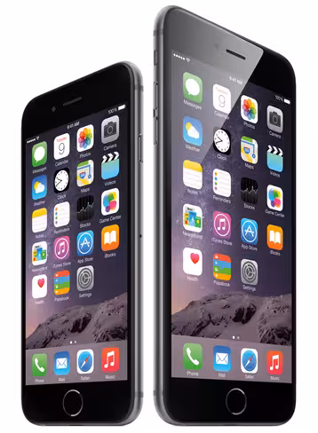 iPhone6-34FR-SpGry_iPhone6plus-34FL-SpGry_Homescreen-PRINT