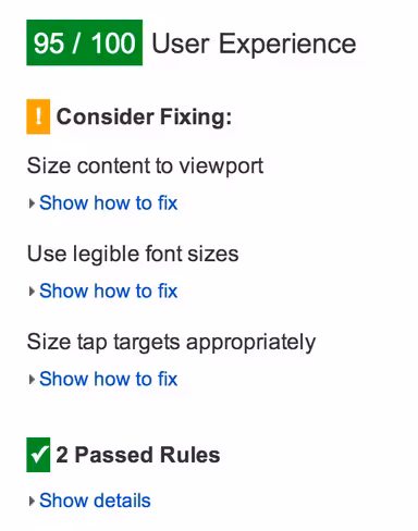 pagespeed