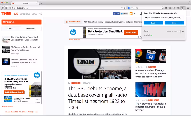 FirefoxHello