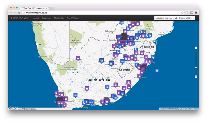 South Africa Free WiFi