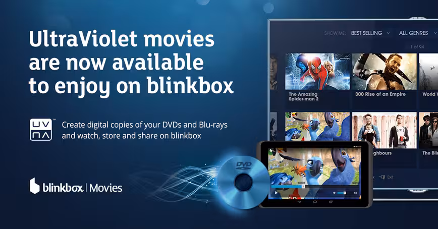 UltraViolet on blinkbox