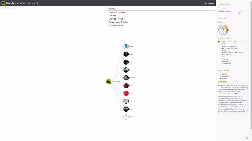 SpotifyExplorer_GenreSearch