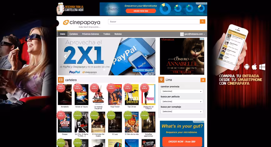 Web Cinepapaya