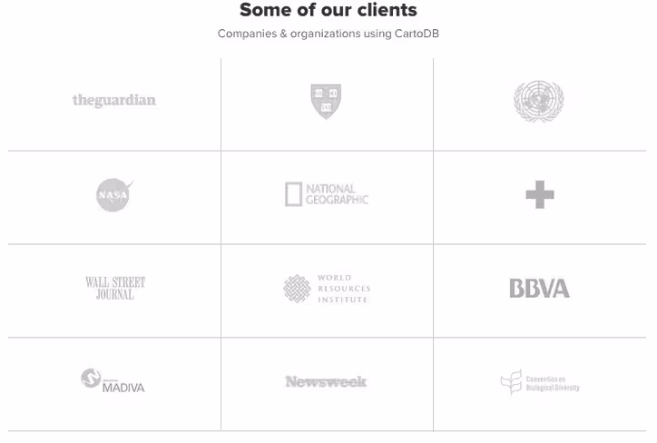 some cartodb clients