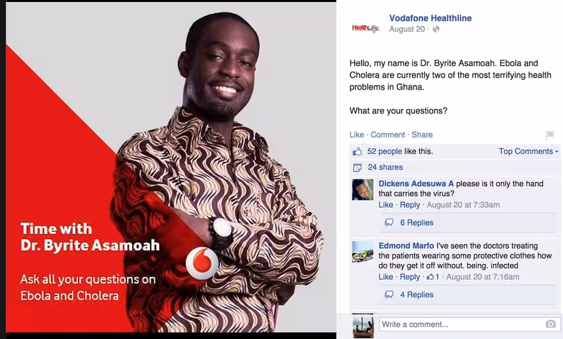 vodafone ebola