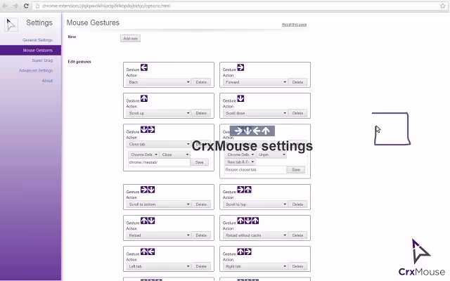 CrxMouse Chrome extension