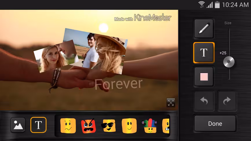 (KineMaster) Screenshots_ Sticker effects