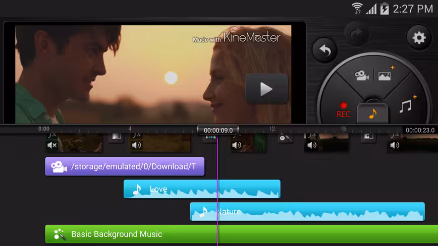 (KineMaster) Screenshots_ audio effect