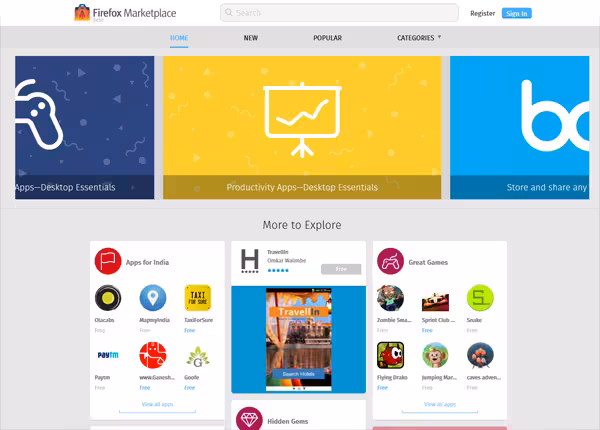 Firefox Marketplace