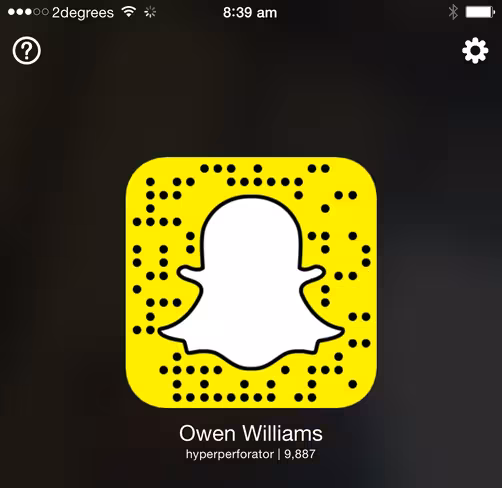 Snapchat secret QR code