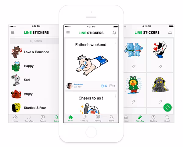 Line image