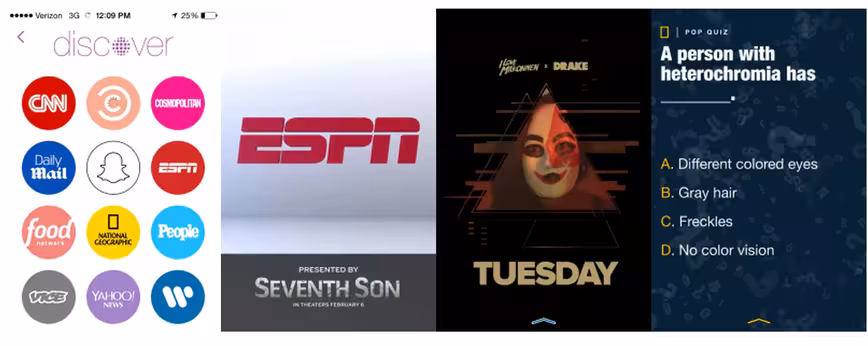 snapchat discover