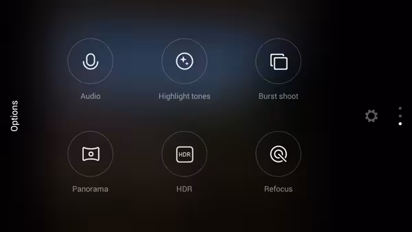 Camera modes