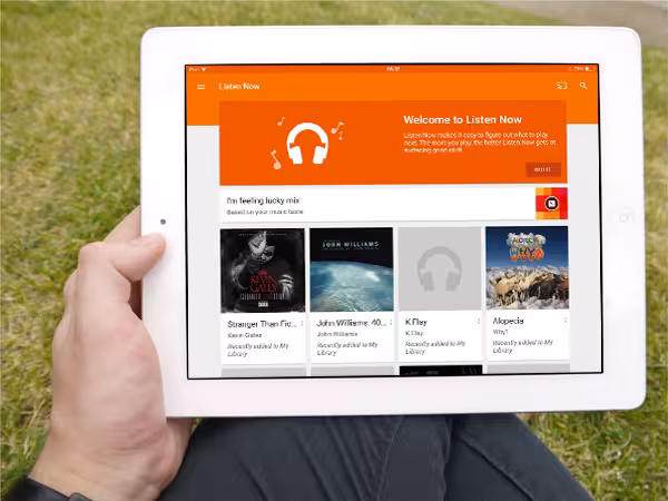 Google Play Music iPad