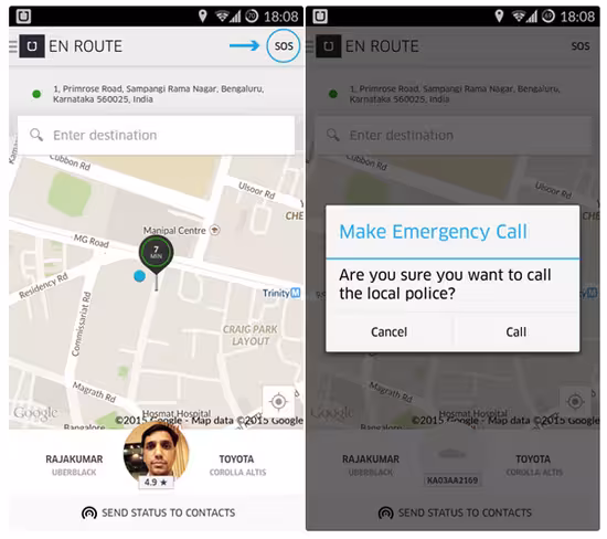 Uber SOS