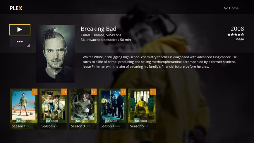 plex roku flat update