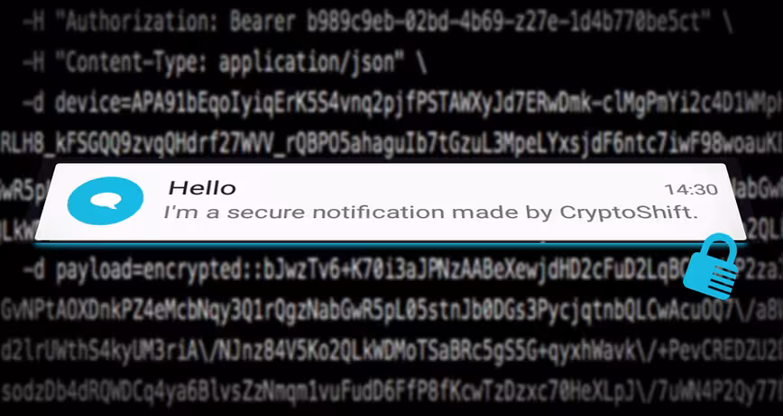 CryptoShift  end-to-end encryption for push notifications