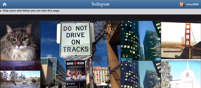 Instagram Page