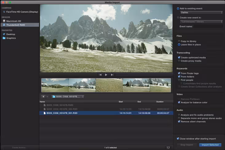 FCP-X---Single-Import-Window