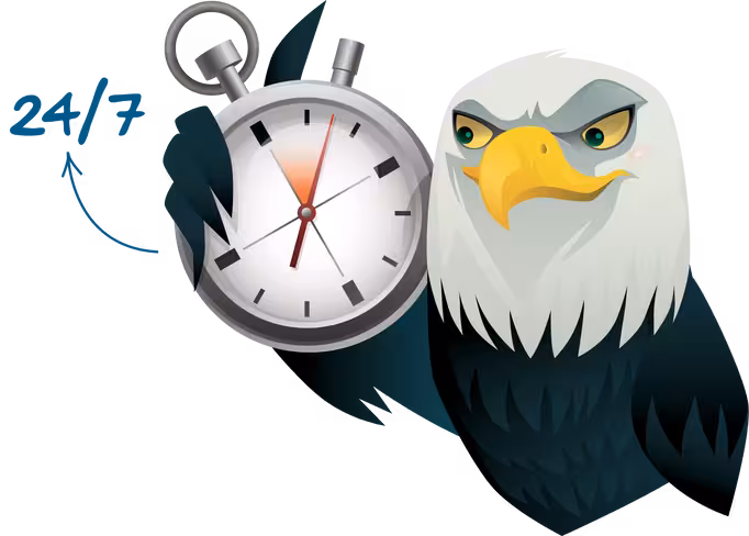 eagle-with-clock