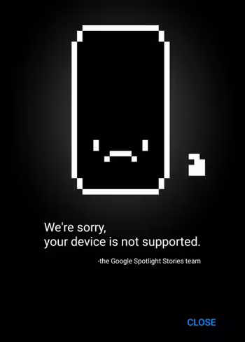 device not supported
