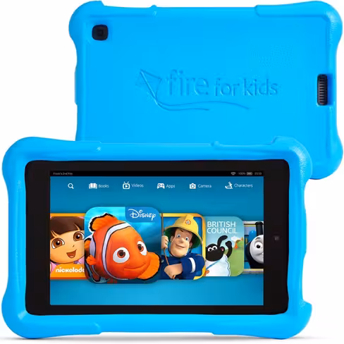 Fire HD Kids Edition_Front and Back Blue image