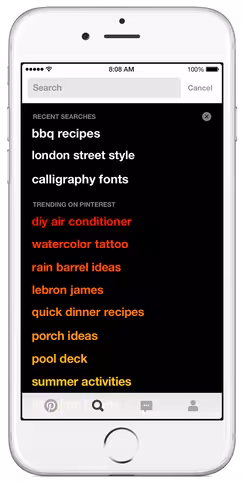 New trending on Pinterest