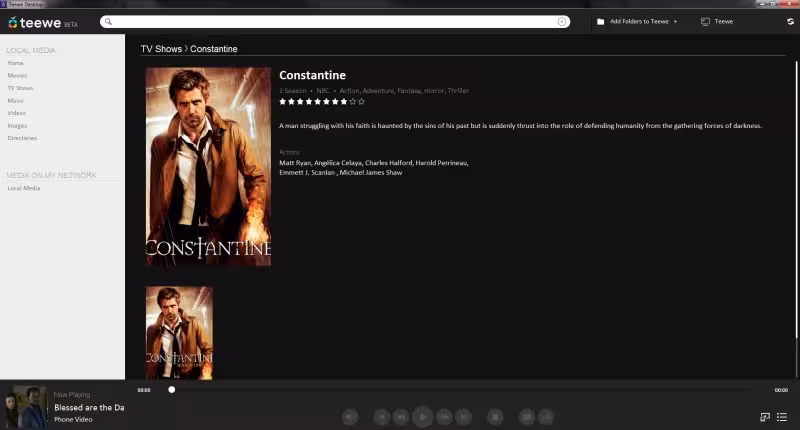 Teewe's desktop app (click for larger image)