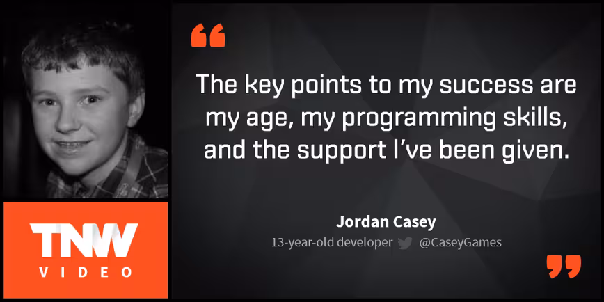Watch: 13-year old entrepreneur Jordan Casey on the key to his success