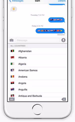 Flags emoji