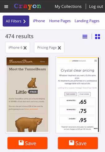 Iphone pricing pages