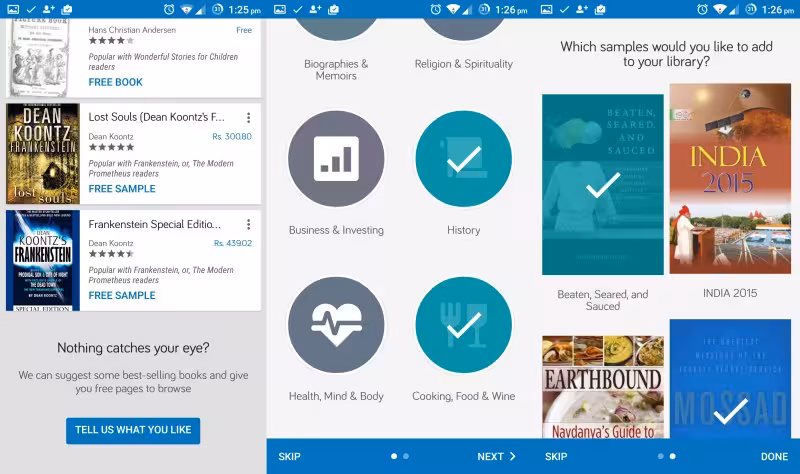 You can now get better recommendations by indicating your reading preferences