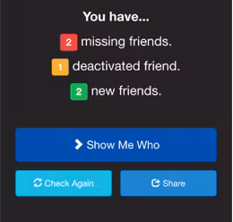 Who deleted me on Facebook