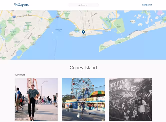 instagram location search